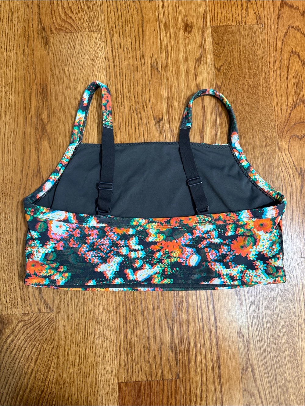 OFFLINE by Aerie Floral Longline Sports Bra Medium Support Size M - Picture 3 of 5